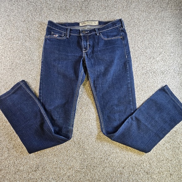 Hollister Denim - Hollister CaliforniaClassic Stretch Low-Rise Stretch 5L Womens Dark Jeans